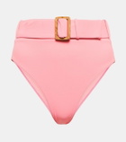 Alexandra Miro Floral high-rise bikini bottoms