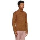 Gucci Yellow and Brown Vanise Knit Sweater