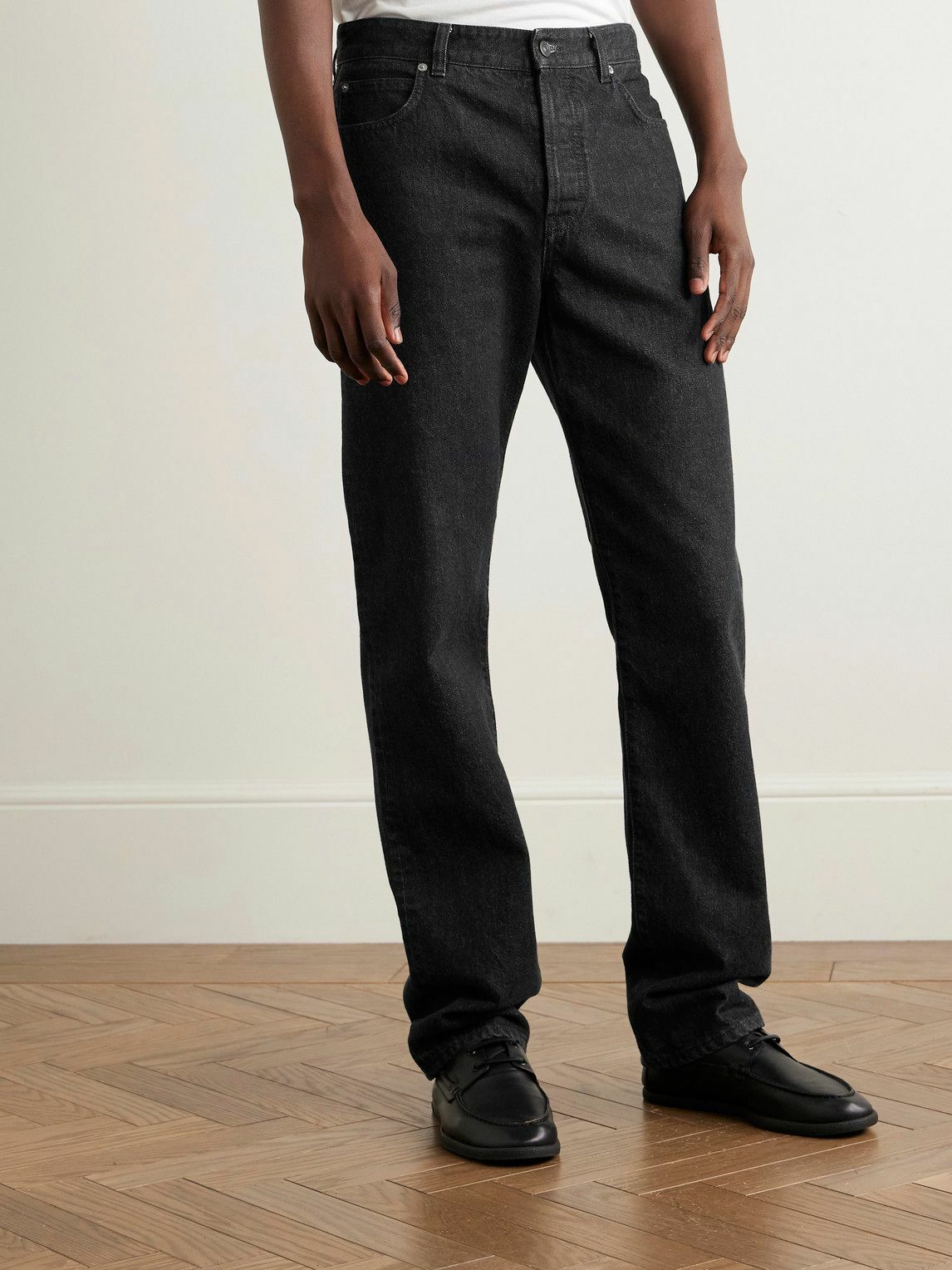 The Row - Serge Straight-Leg Jeans - Black