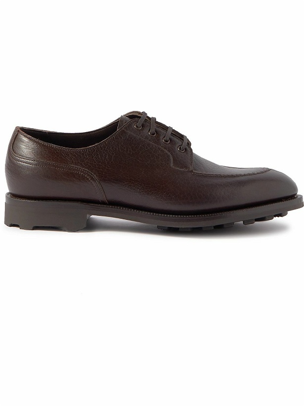 Photo: Edward Green - Dover Full-Grain Leather Derby Shoes - Brown