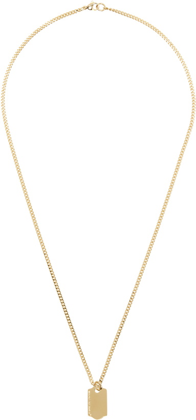 Photo: IN GOLD WE TRUST PARIS Tag Necklace