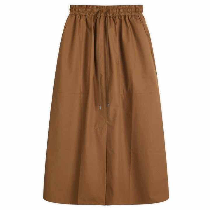Photo: Studio Nicholson Women's Elasticated Waist Skirt in Almond