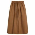 Studio Nicholson Women's Elasticated Waist Skirt in Almond