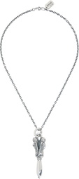 YOHJI YAMAMOTO Skull Dagger Pendant Necklace