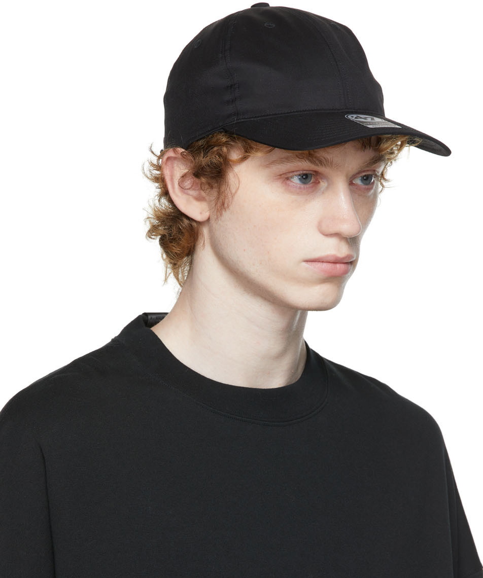 N.Hoolywood Black Wool Cap N.Hoolywood