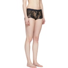 La Perla Black Desert Rose Lacy Boy Shorts