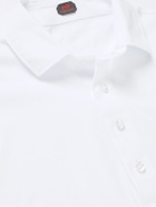 MP Massimo Piombo - Cotton-Jersey Polo Shirt - White