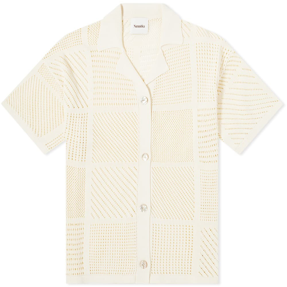 マルジェラNanushka 22SS CROCHET KNIT BEACH SHIRT