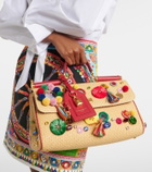 Dolce&Gabbana Sicily Medium embellished top-handle bag