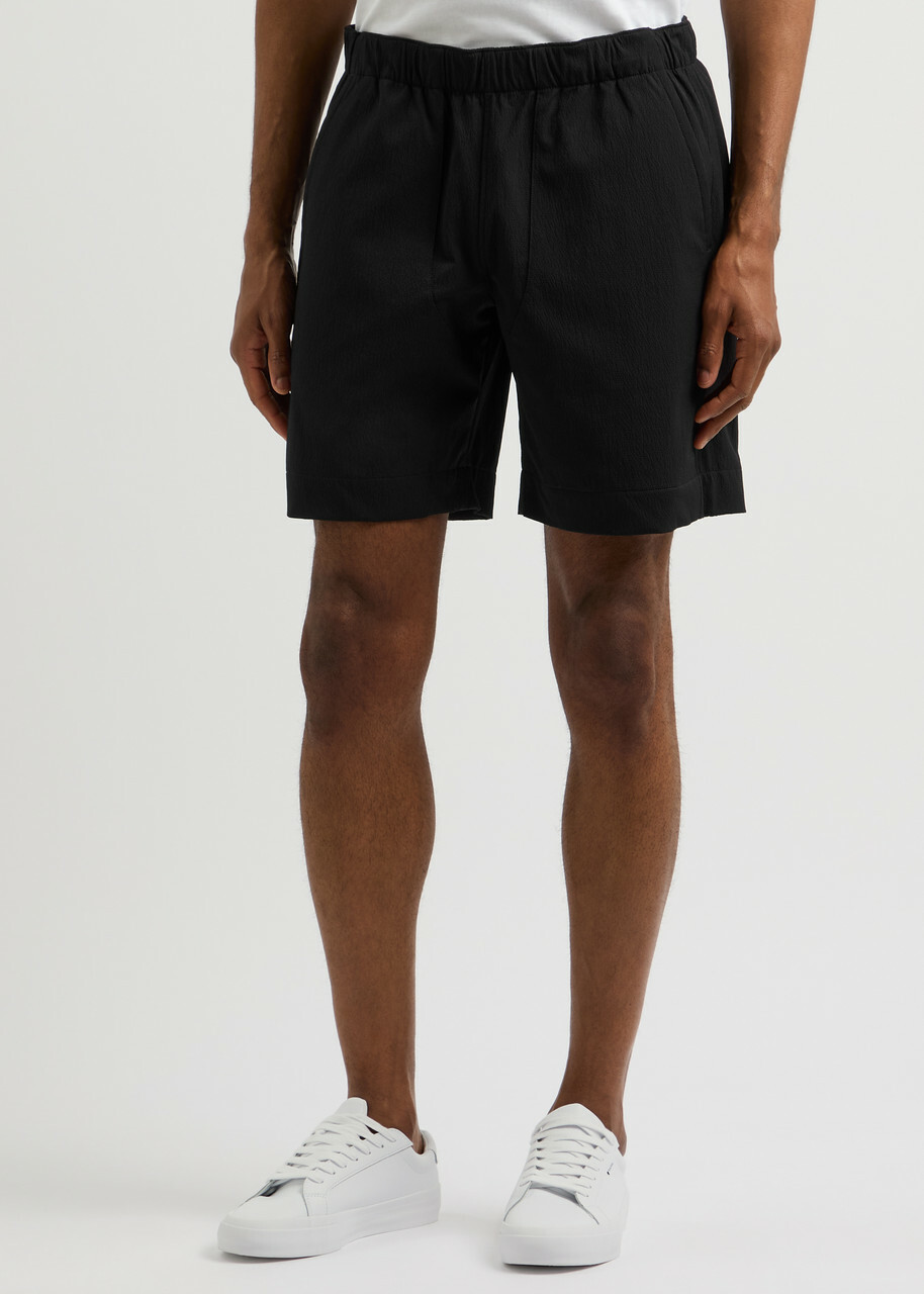 PS Paul Smith Seersucker Shorts Black