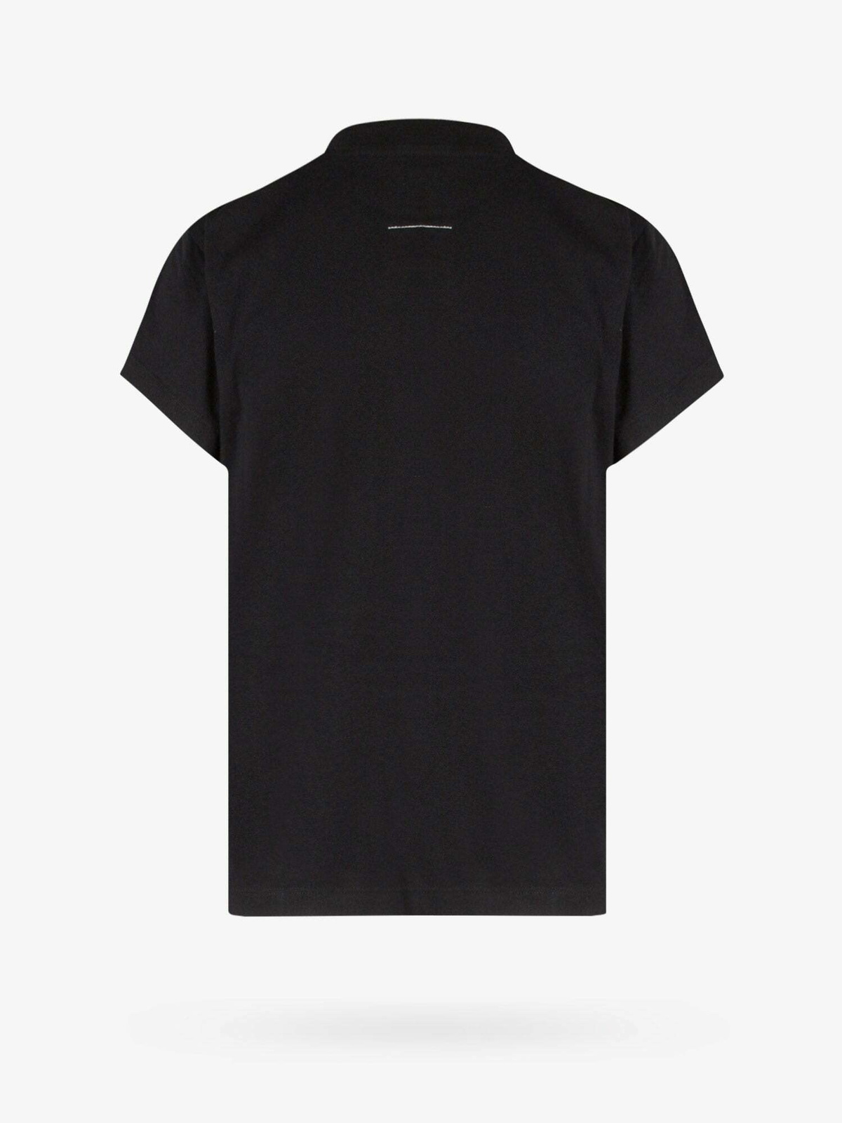 Tシャツ・カットソー MM6 MAISON MARGIELA BLACK COTTON T-SHIRT MM6 Maison Margiela cotton t-shirt women's black color