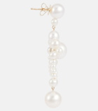 Sophie Bille Brahe - Grand Chateau de Perles 14kt gold earrings with pearls