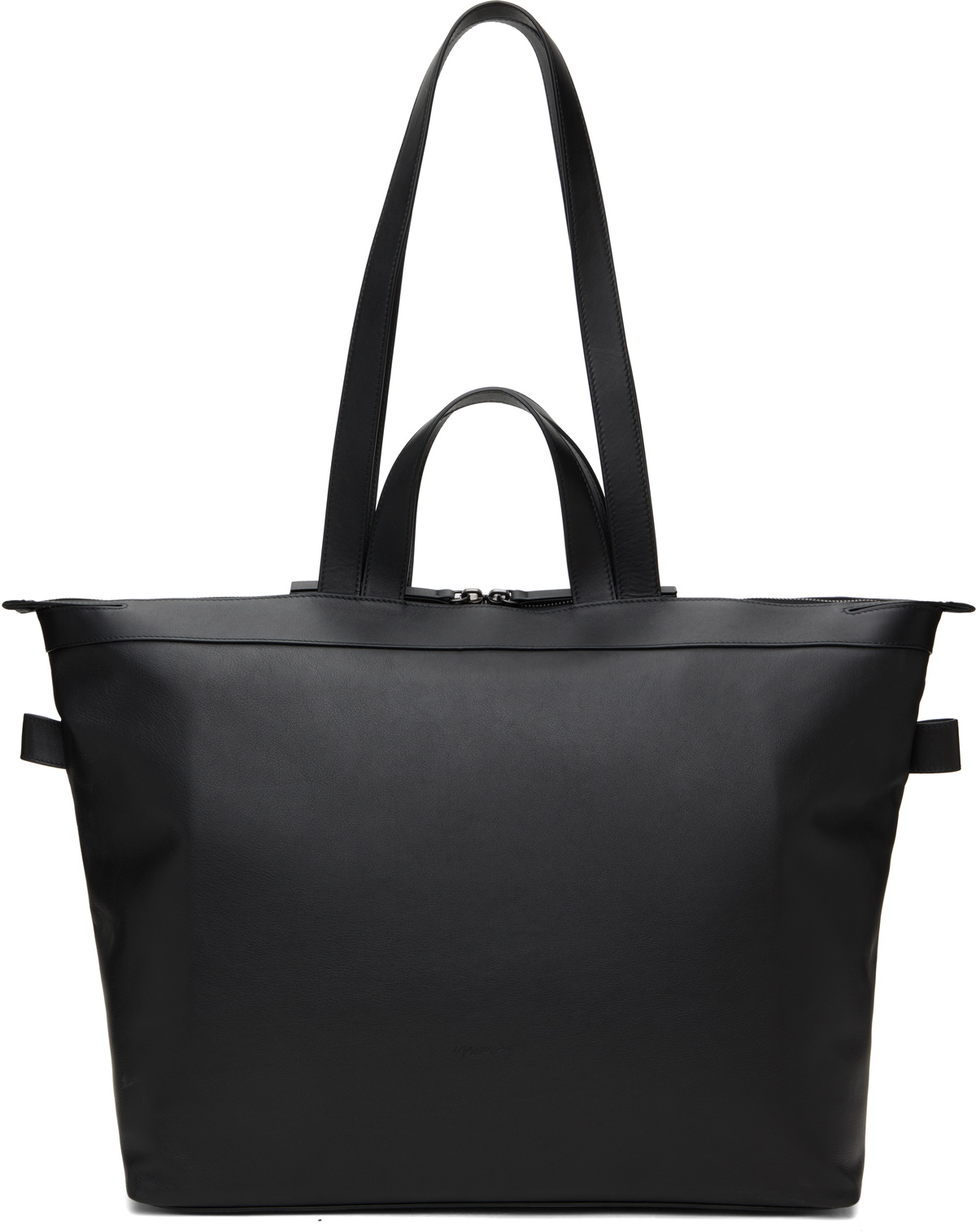 【関税込み】Marsell ブラック Curva Piccola トートバッグ Marsèll Black Curva Piccola Tote Marsèll