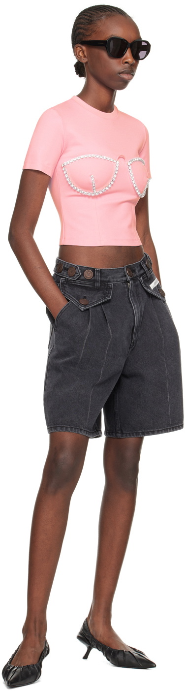 KIMHĒKIM Black Two Pocket Denim Shorts KIMHĒKIM
