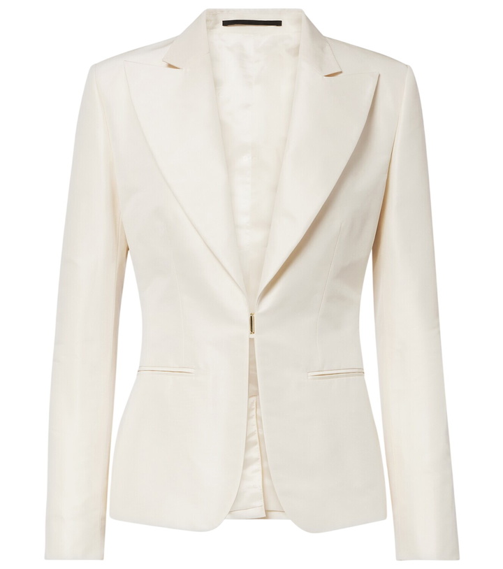 Photo: Gucci Silk faille blazer