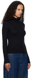 Moncler Black Virgin Wool Hoodie