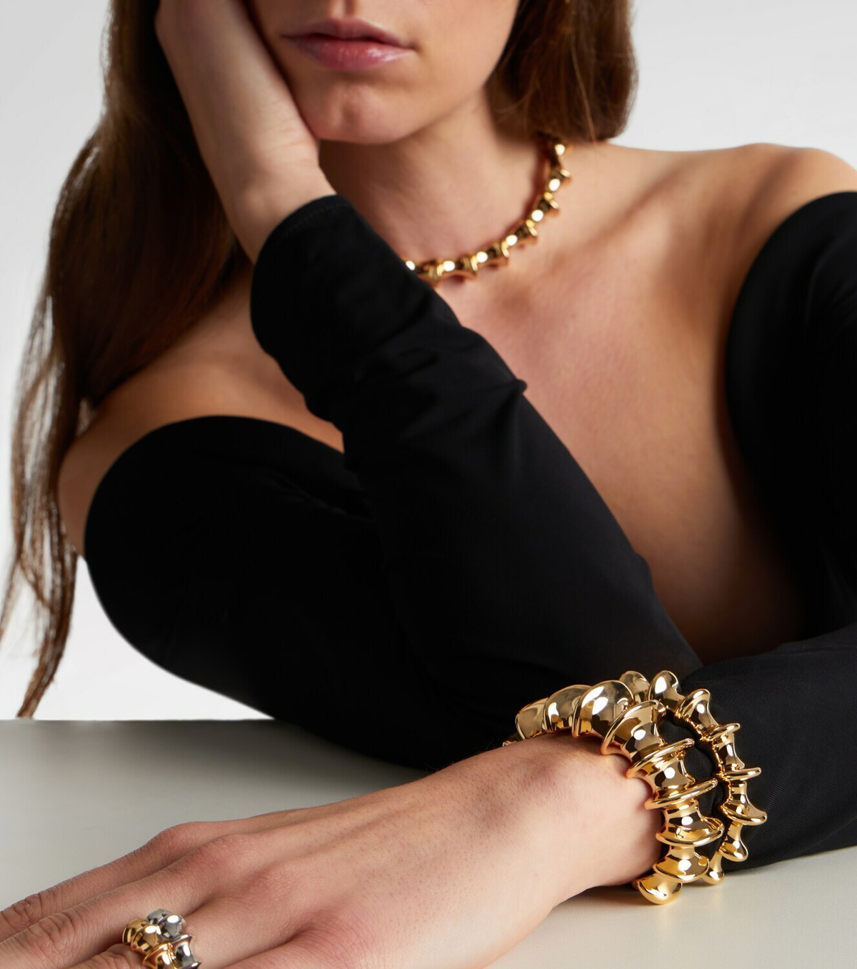 Jennifer Fisher Murphy gold-plated cuff bracelet