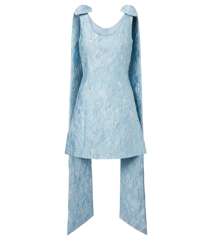 Photo: Markarian Lamé brocade minidress