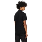 Alexander McQueen Black Floral Embroidered Polo