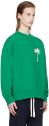 Palm Angels Green 'The Palm' Sweatshirt