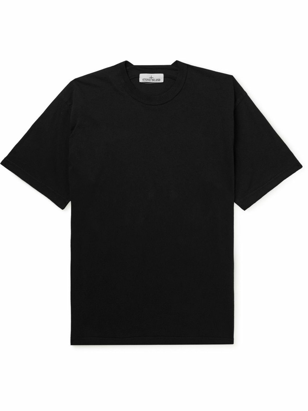 Photo: Stone Island - Cotton-Jersey T-Shirt - Black