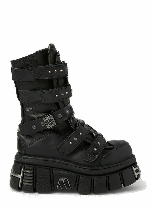 Photo: VETEMENTS - x Newrock Gamer Boots in Black