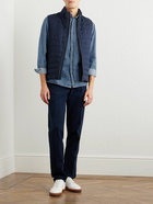 Brunello Cucinelli - Denim Western Shirt - Blue