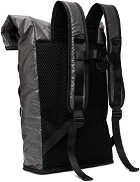 RAINS Gray Sibu Rolltop Rucksack Backpack