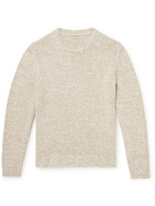 Massimo Alba - Achille Mouliné-Cotton Sweater - Neutrals