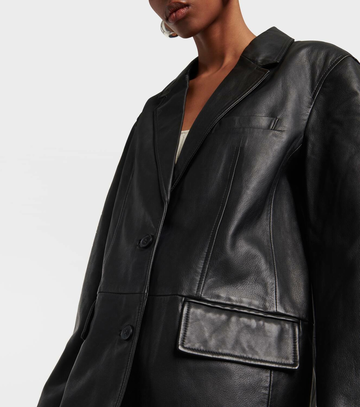 Citizens of Humanity Orla leather blazer