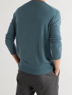 LORO PIANA - Wish Virgin Wool Sweater - Blue