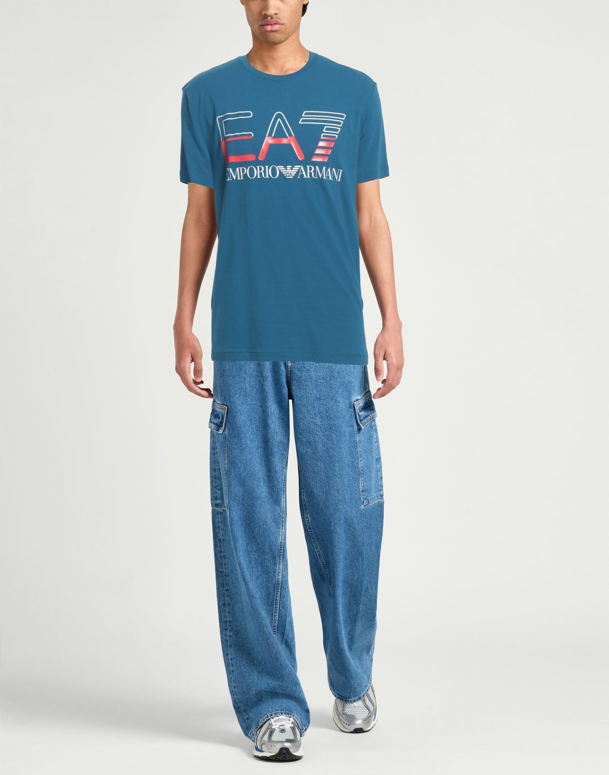 Ea7 Mens T-shirt in Blue
