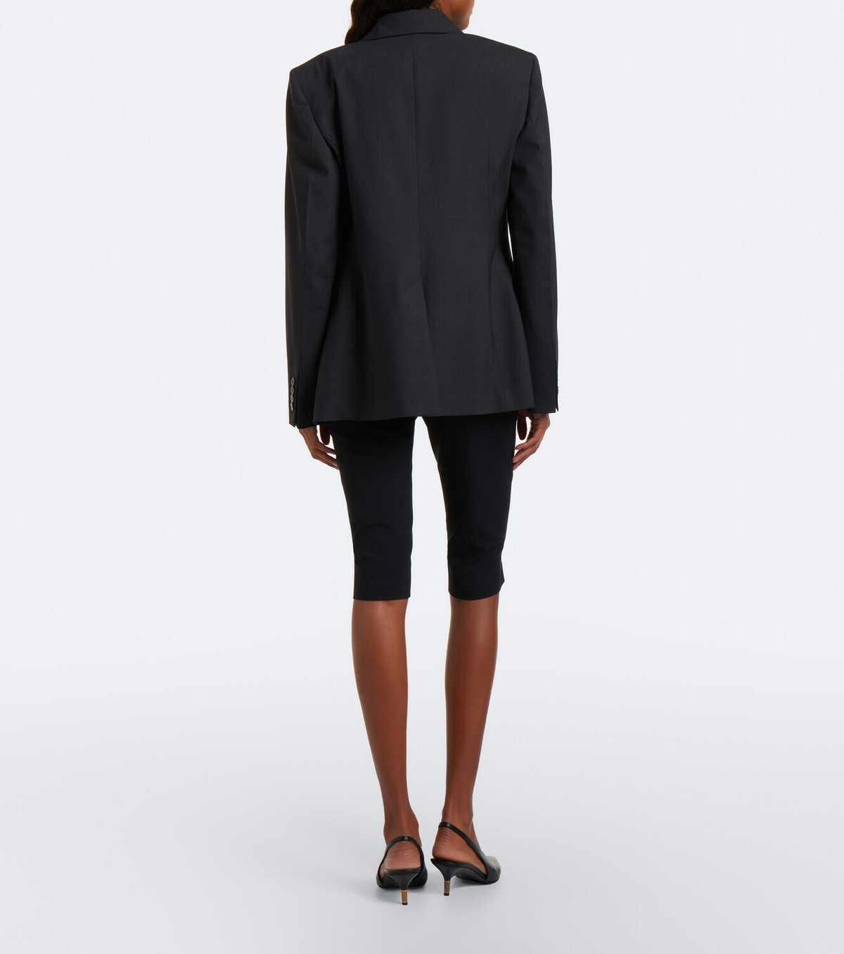 SIR Miller lace-trimmed wool-blend capri pants