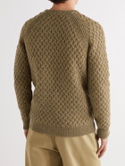 John Smedley - Mossley Cable-Knit Wool Sweater - Green