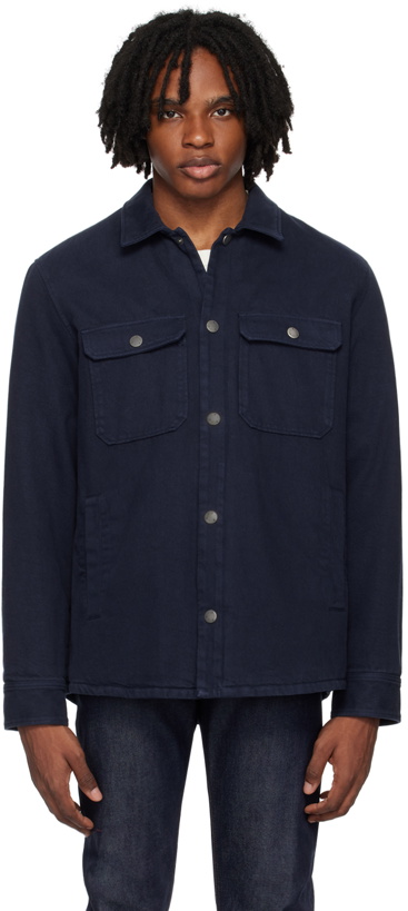 Photo: A.P.C. Navy Alex Jacket