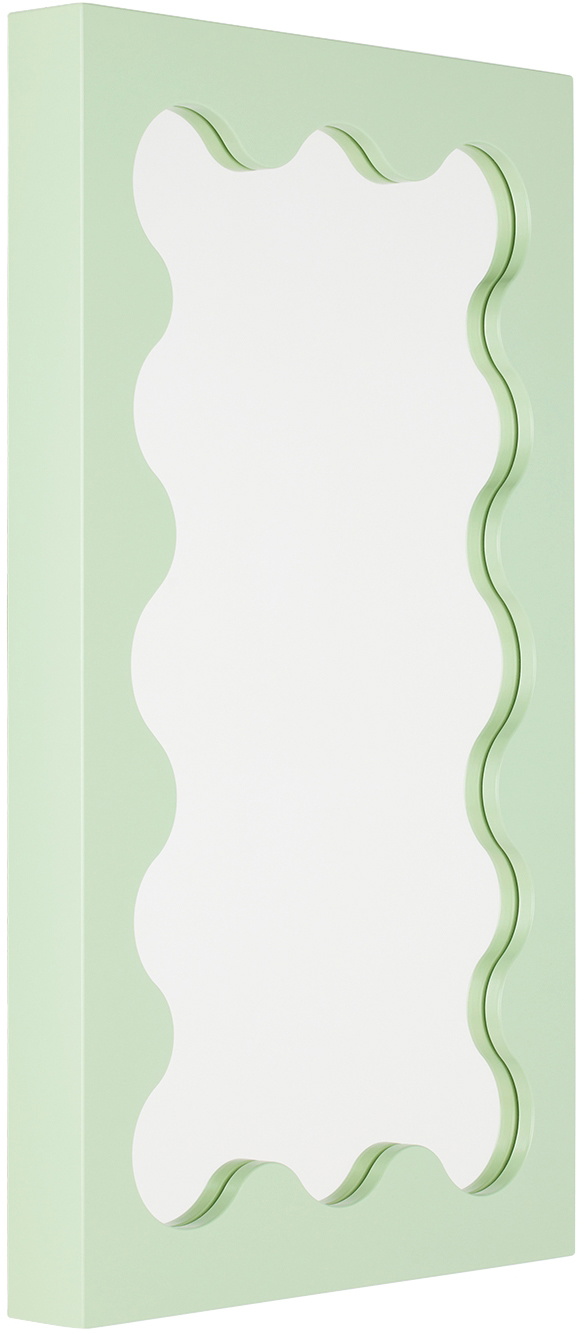 Gustaf Westman Objects Green Curvy Mini Mirror