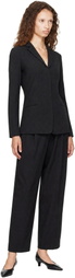 TOTEME Black Slim Wool Blazer