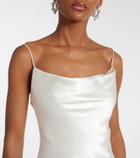Danielle Frankel Bridal Kaia wool and silk satin gown