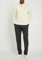 Polo Ralph Lauren Pleated Tapered-leg Wool Trousers Grey