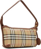 Burberry Beige Mini Check Shoulder Bag