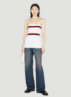 Meryll Rogge Ribbed Bustier Top