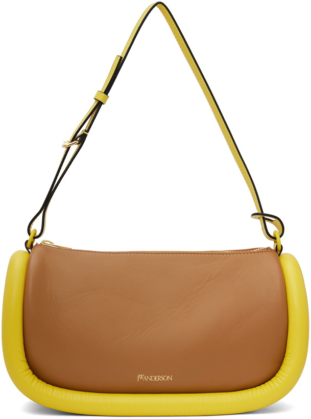 Photo: JW Anderson Brown & Yellow Bumper-15 Leather Crossbody Bag