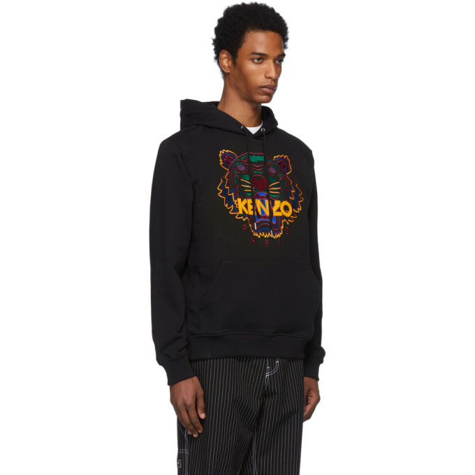 Kenzo Black Tiger Hoodie Kenzo