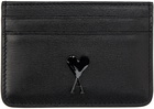 AMI Alexandre Mattiussi Black Ami de Cœur Card Holder