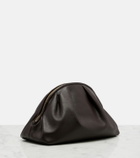 The Row Charlotte Small leather clutch