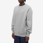 Beams Plus Men's Crew Sweat in Heather Grey