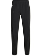 ON - Tapered Mesh-Panelled Recycled Shell Track Pants - Black