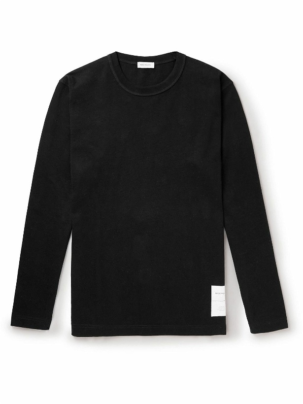 Photo: Norse Projects - Holger Cotton-Jersey T-Shirt - Black