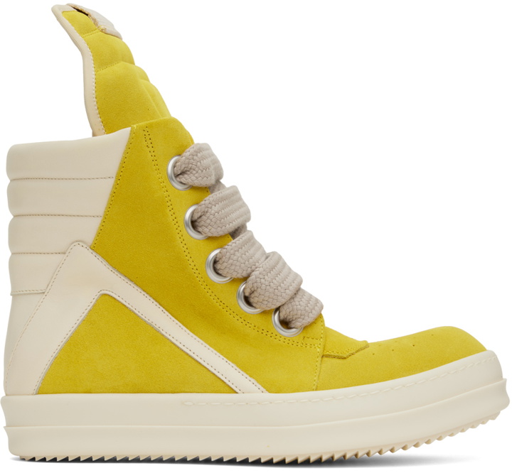 Photo: Rick Owens Yellow Geobasket Sneakers