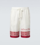 Dolce&Gabbana Majolica silk twill jacquard Bermuda shorts